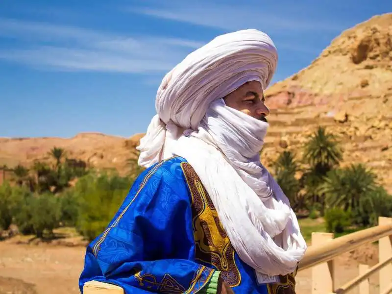 Traditional earthen architecture of Ait Ben Haddou kasbah, a historic stop on Morocco desert tours